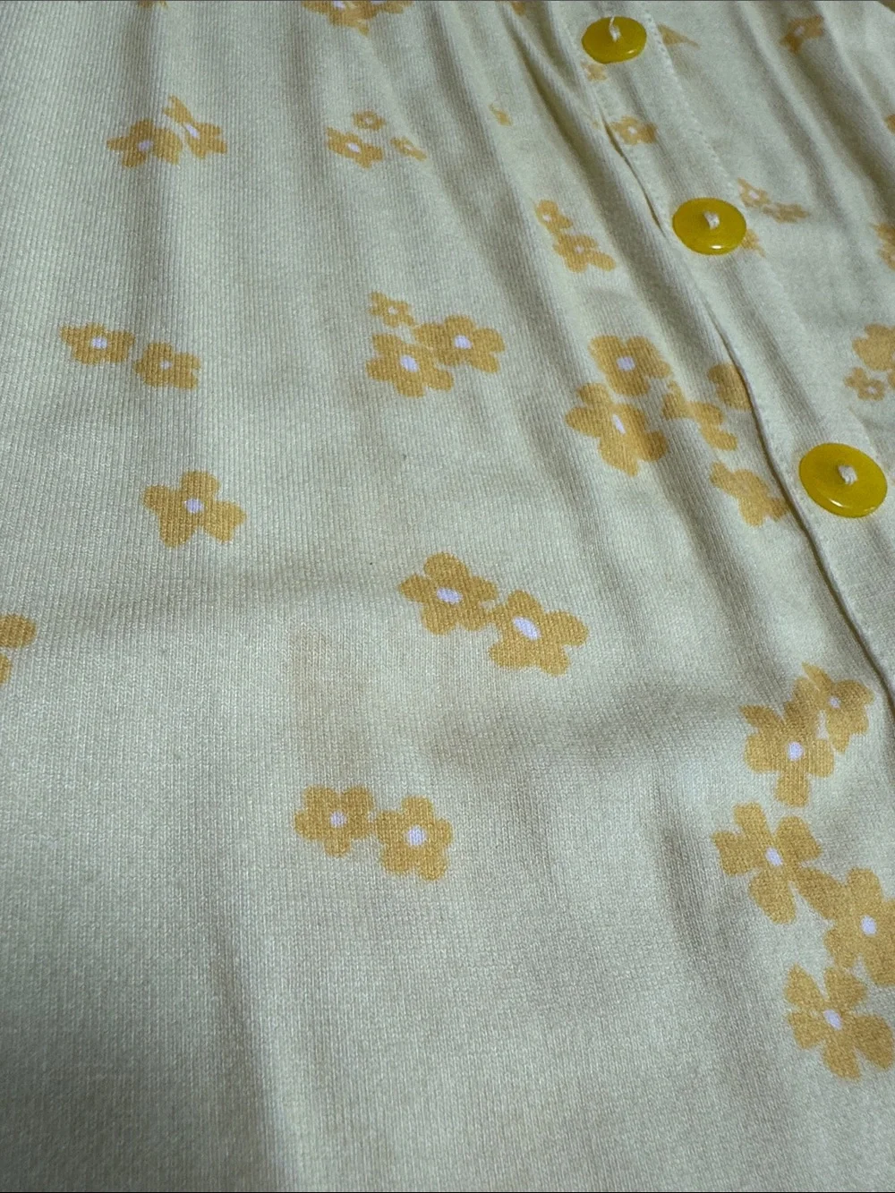 OMI JO 4T Pockets Yellow Floral Faux Button Detail A Line Tank Dress Girls WDW